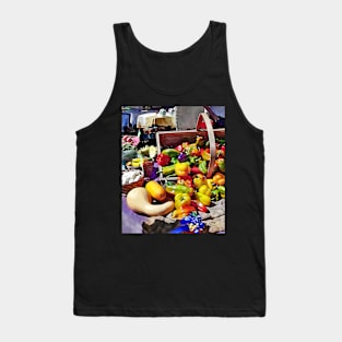 Colorful Vegetables in a Farmer's Market Tank Top